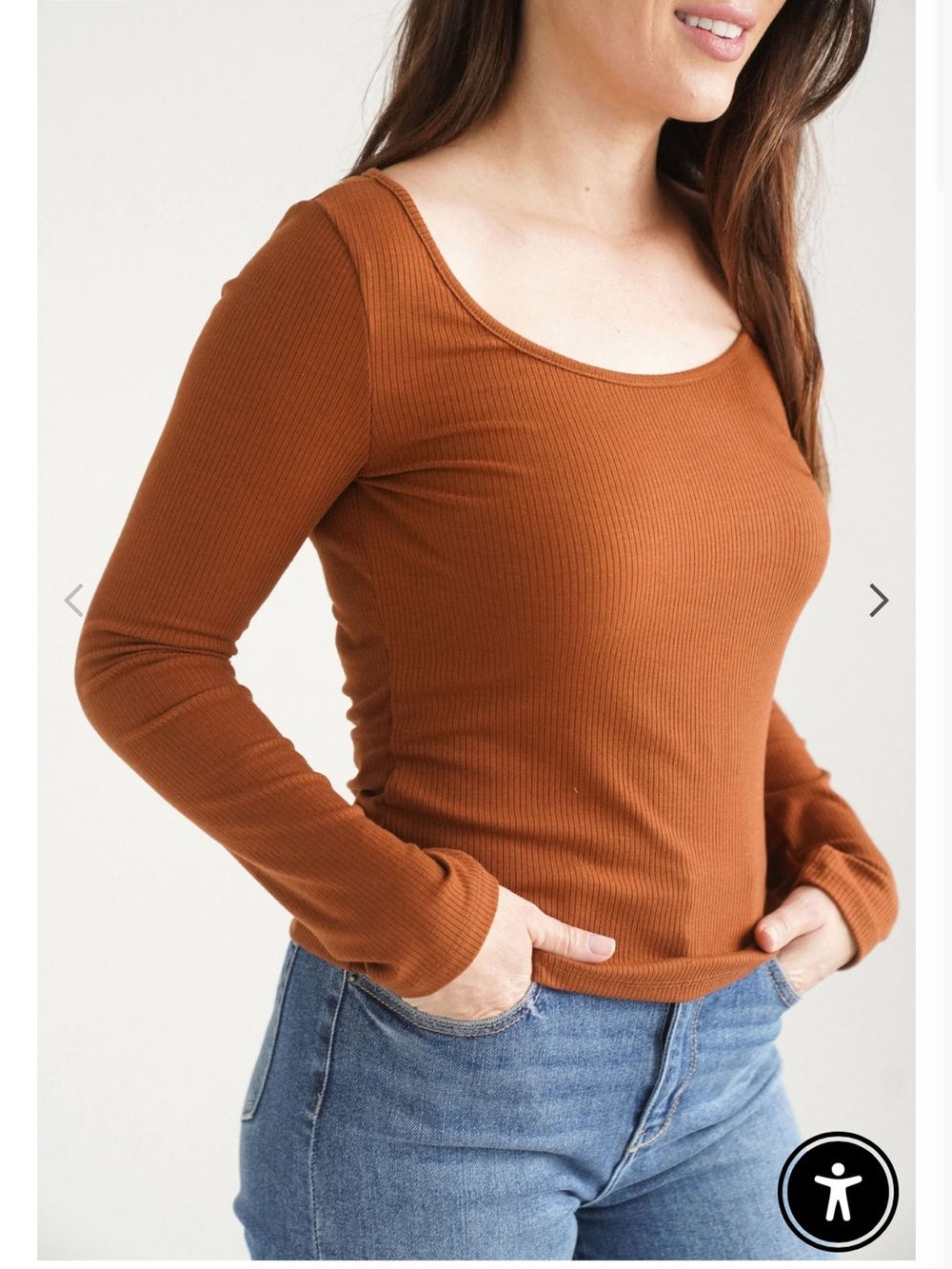 CJ’s Favorite Ribbed Long Sleeve - Redwood